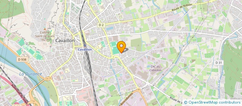 localisation de l'entreprise DMMV GILBERT  CAVAILLON