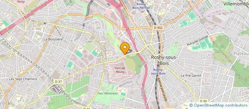 localisation de l'entreprise DMN  ROSNY-SOUS-BOIS