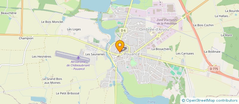 localisation de l'entreprise DMN DISTRIBUTION à OMBREE D'ANJOU