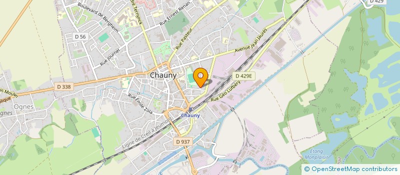 localisation de l'entreprise DMO CHAUNY  CHAUNY