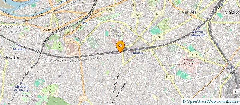 localisation de l'entreprise DMO TECHNOLOGIES à CLAMART