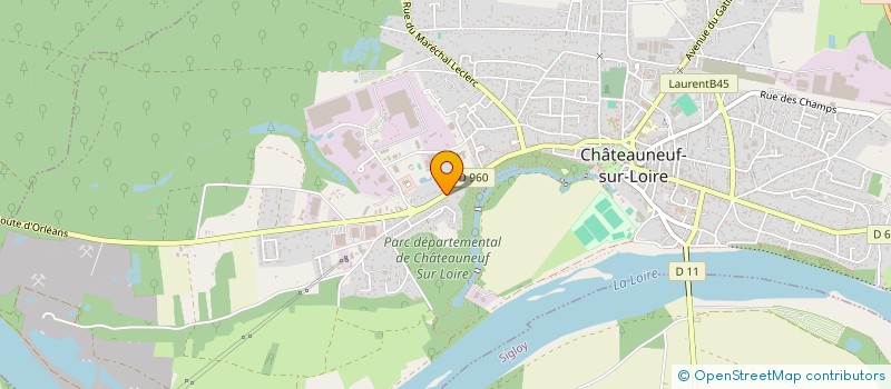 localisation de l'entreprise DMOG à CHATEAUNEUF-SUR-LOIRE
