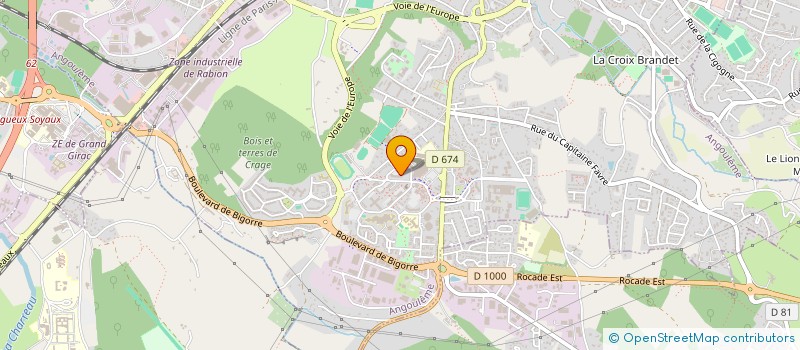 localisation de l'entreprise DMP à ANGOULEME