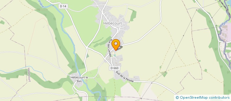 localisation de l'entreprise DMP à HEBECOURT