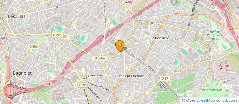 localisation de l'entreprise DMP à ROMAINVILLE