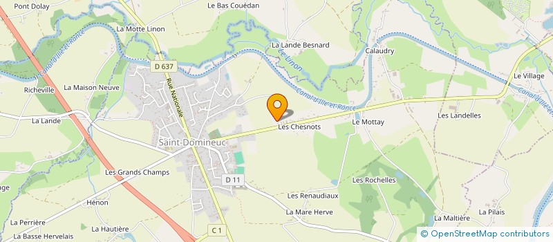 localisation de l'entreprise DMP  SAINT-DOMINEUC