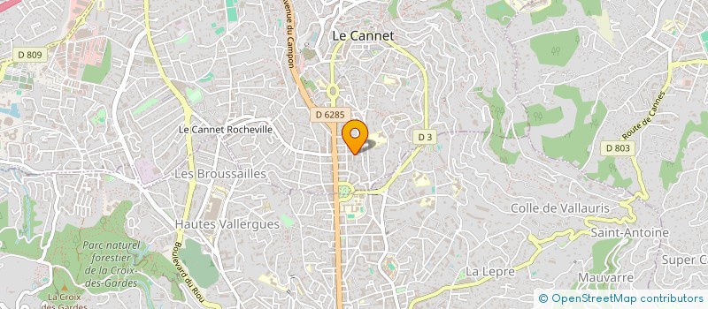 localisation de l'entreprise DMP ASSOCIATES FRANCE à LE CANNET