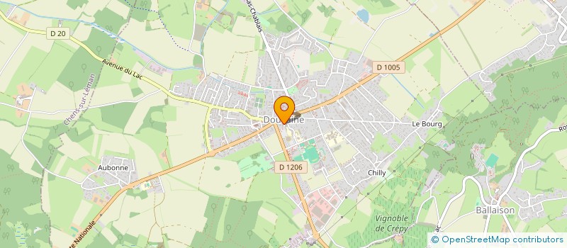 localisation de l'entreprise DMP CREATION  DOUVAINE