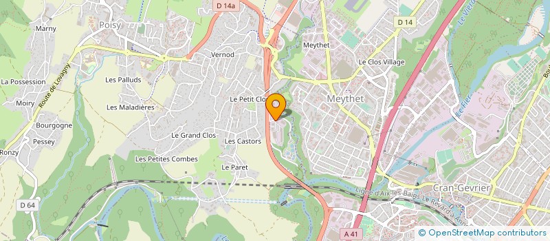 localisation de l'entreprise DMP DA SILVA à MESIGNY