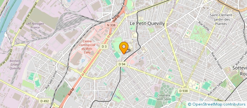 localisation de l'entreprise DMP DEVELOPPE4MENT à LE PETIT-QUEVILLY