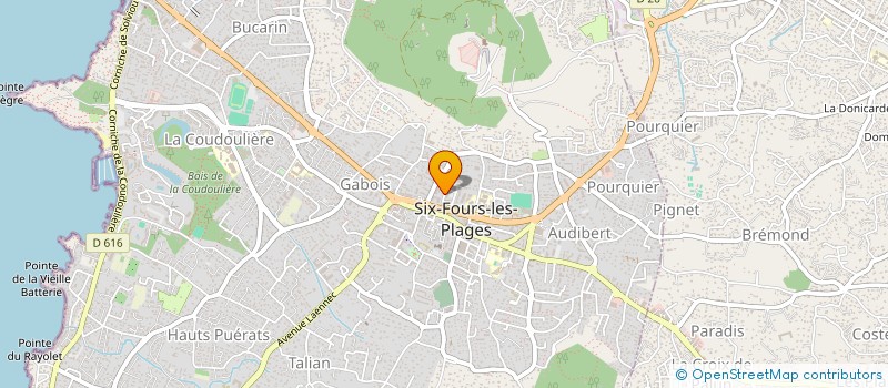 localisation de l'entreprise DMP EXCELLENCE à SIX-FOURS-LES-PLAGES