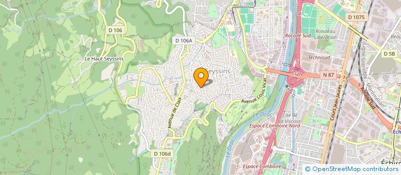 localisation de l'entreprise DMP IMMOBILIER  SEYSSINS