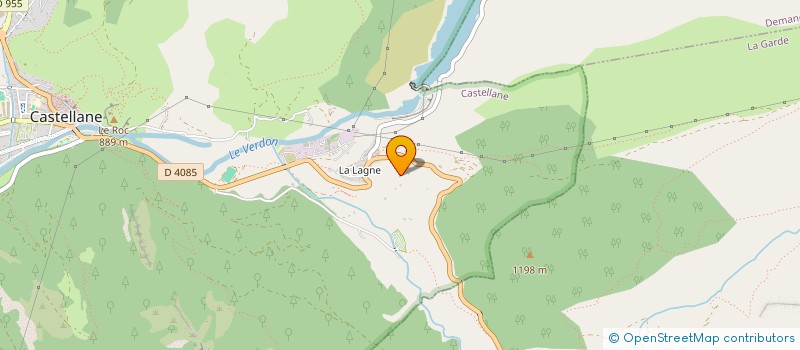localisation de l'entreprise DMP RESTAURATION à CASTELLANE