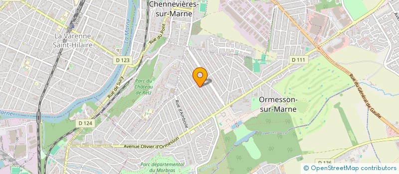 localisation de l'entreprise DMP SOLUTION & LEVAGE à ORMESSON-SUR-MARNE