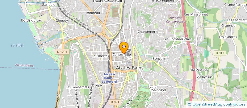 localisation de l'entreprise DMPB INTERACTIVE à AIX-LES-BAINS