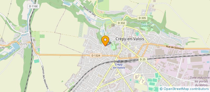 localisation de l'entreprise DMPO  CREPY-EN-VALOIS