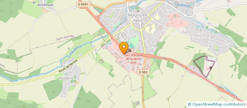 localisation de l'entreprise DMPP à MAGNY-EN-VEXIN