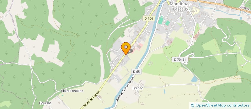 localisation de l'entreprise DMR  MONTIGNAC-LASCAUX