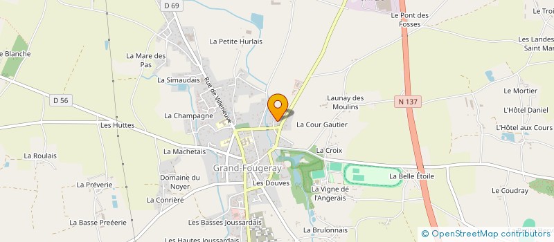 localisation de l'entreprise DMR  GRAND-FOUGERAY