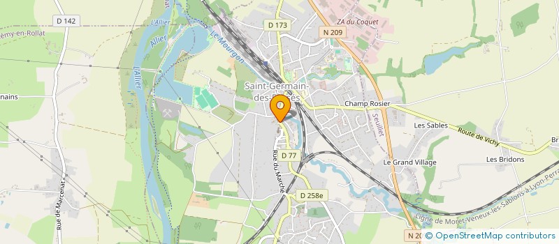 localisation de l'entreprise DMR  SAINT-GERMAIN-DES-FOSSES