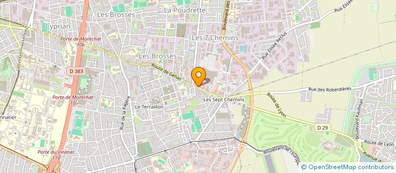 localisation de l'entreprise DMR AUTO SERVICES  VAULX-EN-VELIN