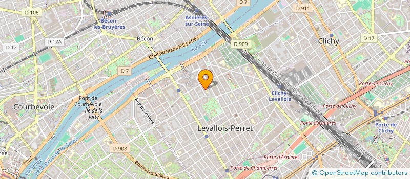 localisation de l'entreprise DMR CONSULTING à LEVALLOIS-PERRET