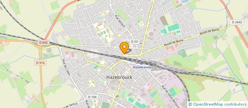 localisation de l'entreprise DMR MOTOS à HAZEBROUCK