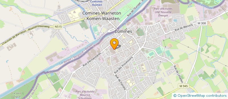 localisation de l'entreprise DMR RUBANS à COMINES