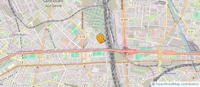 localisation de l'entreprise DMRA à SAINT-OUEN-SUR-SEINE