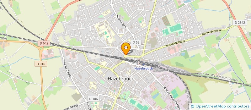 localisation de l'entreprise DMRIMMO  HAZEBROUCK