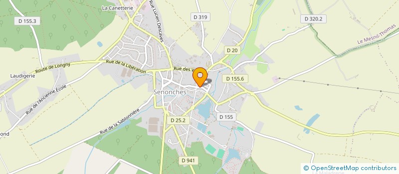 localisation de l'entreprise DMRSB IMMO à SENONCHES