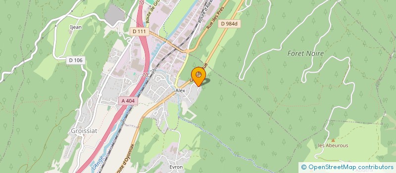 localisation de l'entreprise DMRT à GROISSIAT