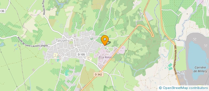 localisation de l'entreprise DMS à TALUYERS