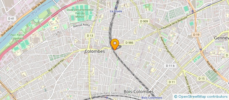 localisation de l'entreprise DMS  COLOMBES