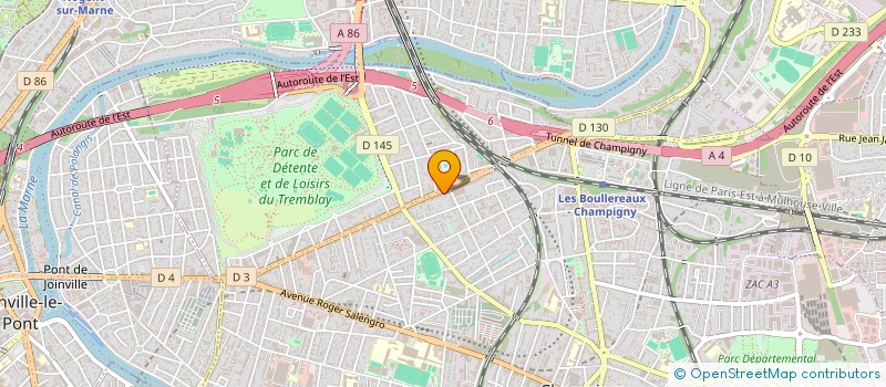 localisation de l'entreprise DMS à CHAMPIGNY-SUR-MARNE