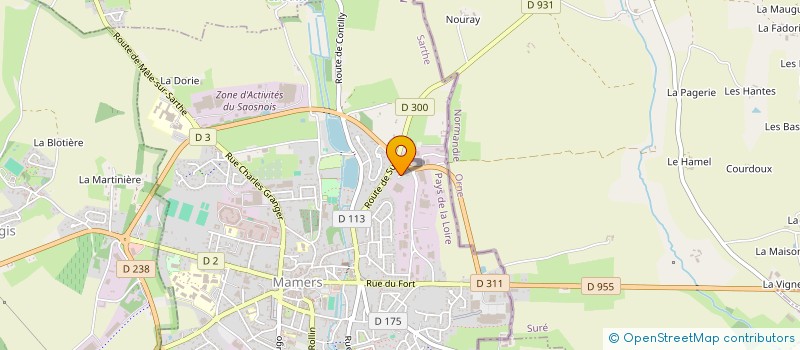 localisation de l'entreprise DMS à MAMERS