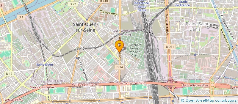 localisation de l'entreprise DMS à SAINT-OUEN-SUR-SEINE