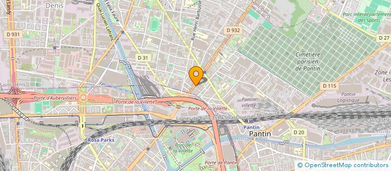 localisation de l'entreprise DMS à PANTIN