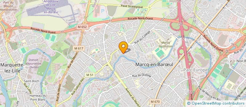 localisation de l'entreprise DMS à MARCQ-EN-BARŒUL