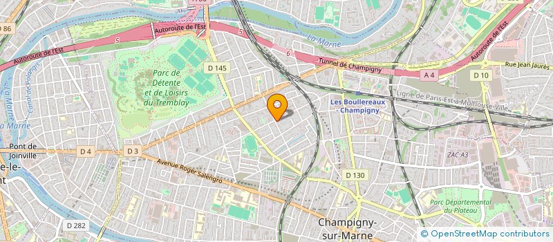 localisation de l'entreprise DMS à CHAMPIGNY-SUR-MARNE