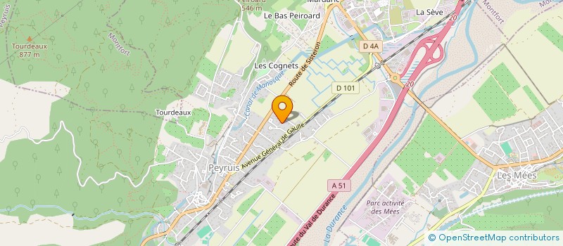 localisation de l'entreprise DMS ASSIST  PEYRUIS