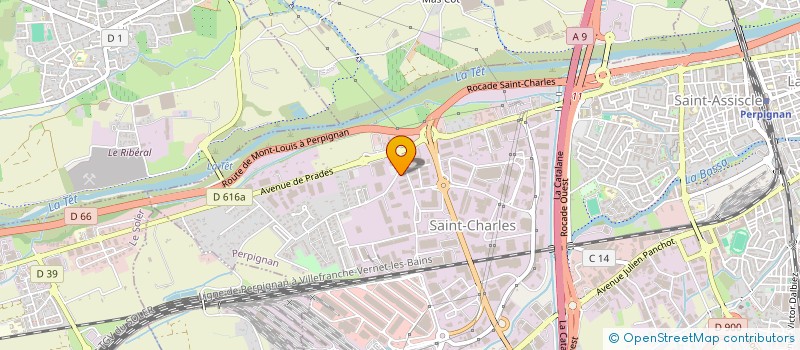 localisation de l'entreprise DMS AUTO  PERPIGNAN