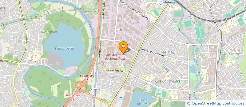localisation de l'entreprise DMS AUTOMOBILES à STRASBOURG