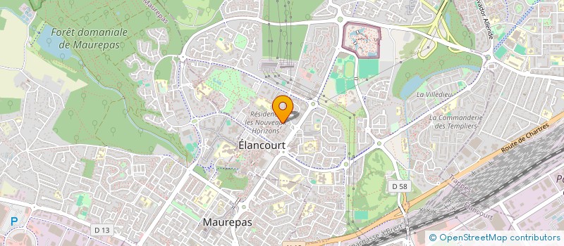 localisation de l'entreprise DMS CAB à ELANCOURT