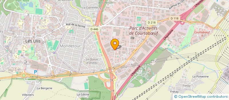 localisation de l'entreprise DMS DEPOLLUTION MAINTENANCE SERVICES à LES ULIS