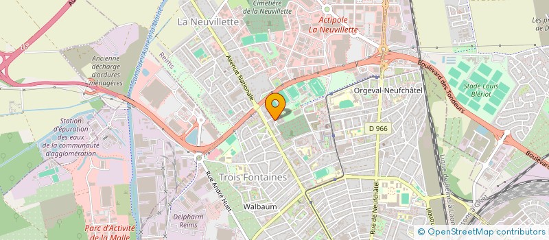 localisation de l'entreprise DMS DRIVES  REIMS