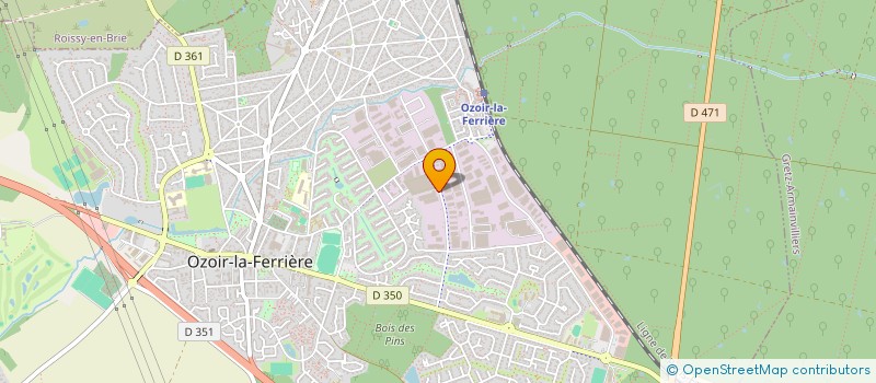 localisation de l'entreprise DMS HOLDING  OZOIR-LA-FERRIERE