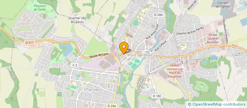 localisation de l'entreprise DMS IMMO  CORRENCON-EN-VERCORS