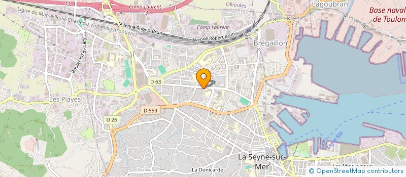 localisation de l'entreprise DMS IMMOBILIER à LA SEYNE-SUR-MER