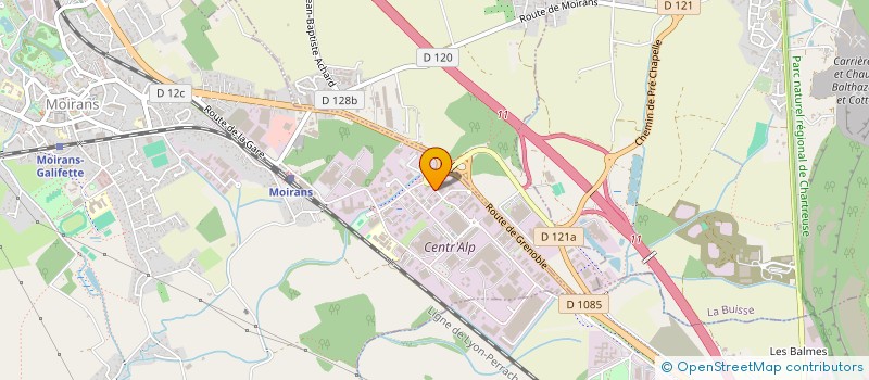 localisation de l'entreprise DMS INDUSTRY à MOIRANS